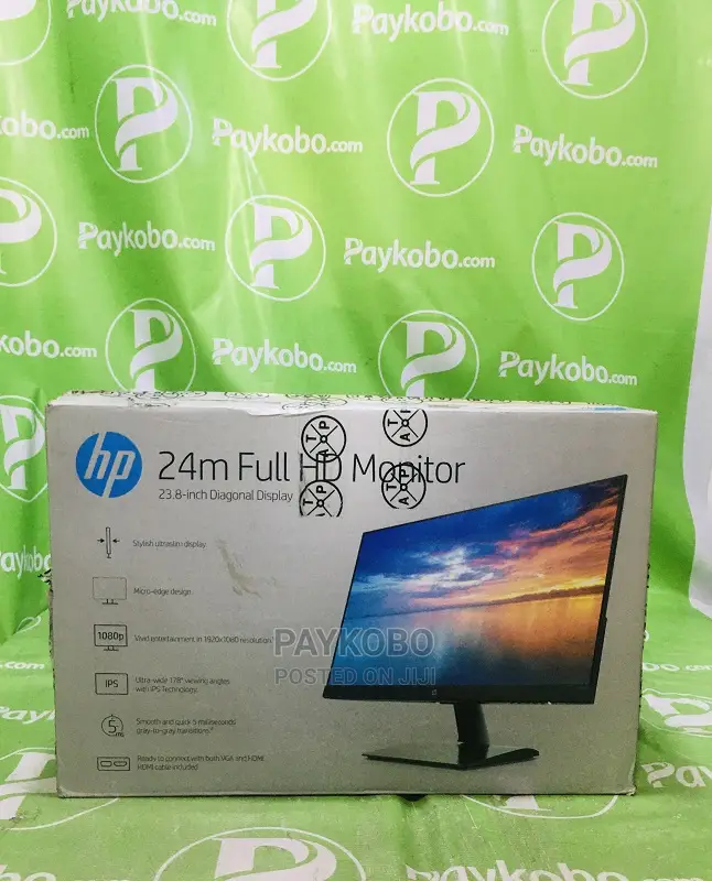 HP 24m 23.8Inch Display Monitor in Ikeja Computer Monitors, Pay Kobo