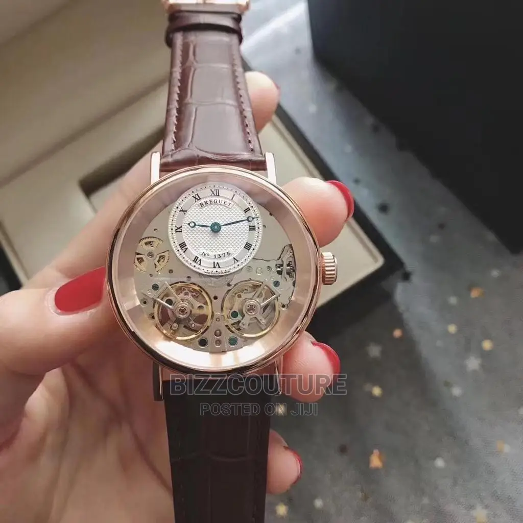 Original BREGUET Leather Strap Watch Available in Store