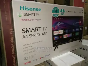 Brand New Hisense 43'' Uhd Smart TV + Netflix , Browser,