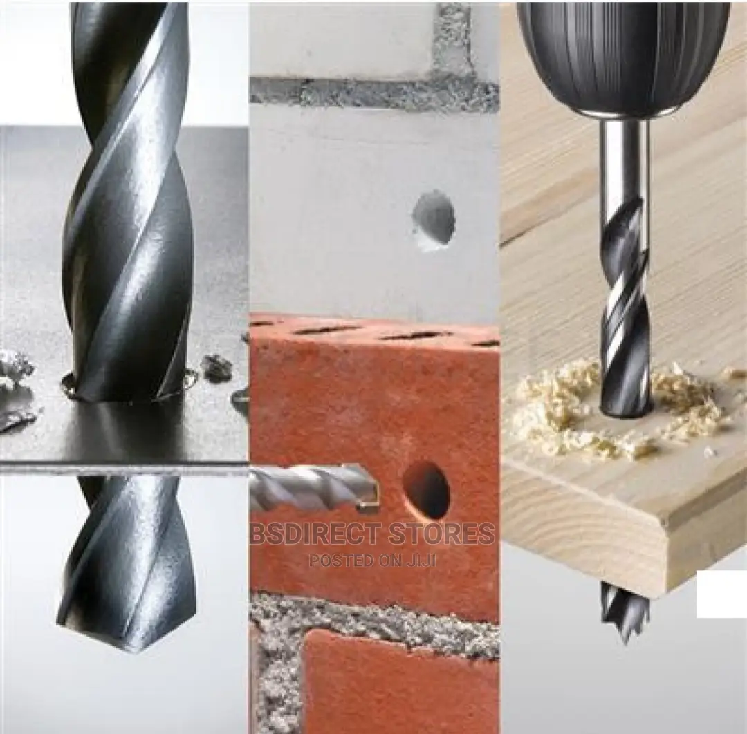 KWB Power- 41 Drill and Bit Set, Grains, Stone, Wood, Metal