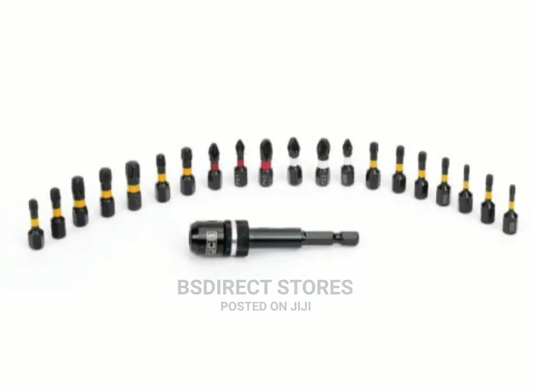 JCB - 21 Piece Impact Driver Bit Set With Durable Case