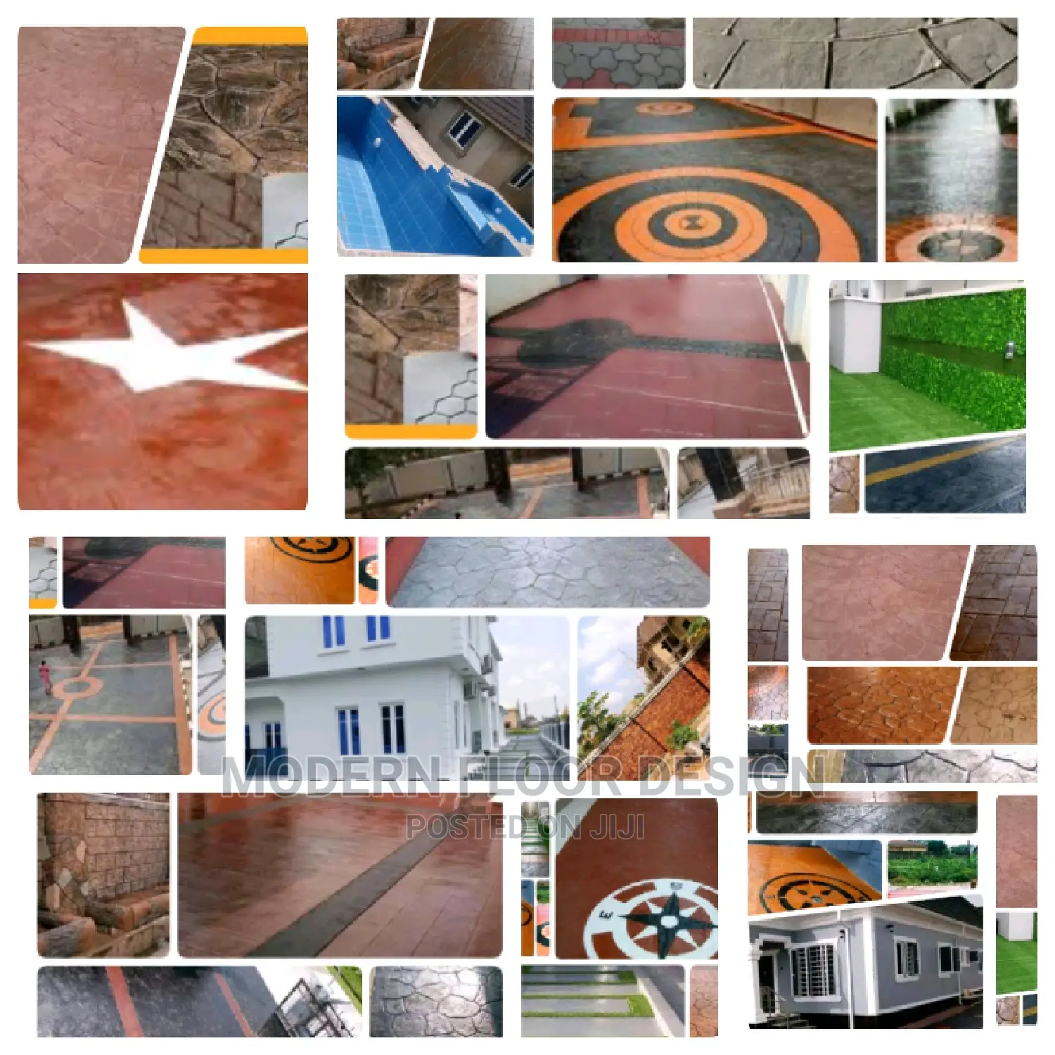 Leal Stone Stamps Floor