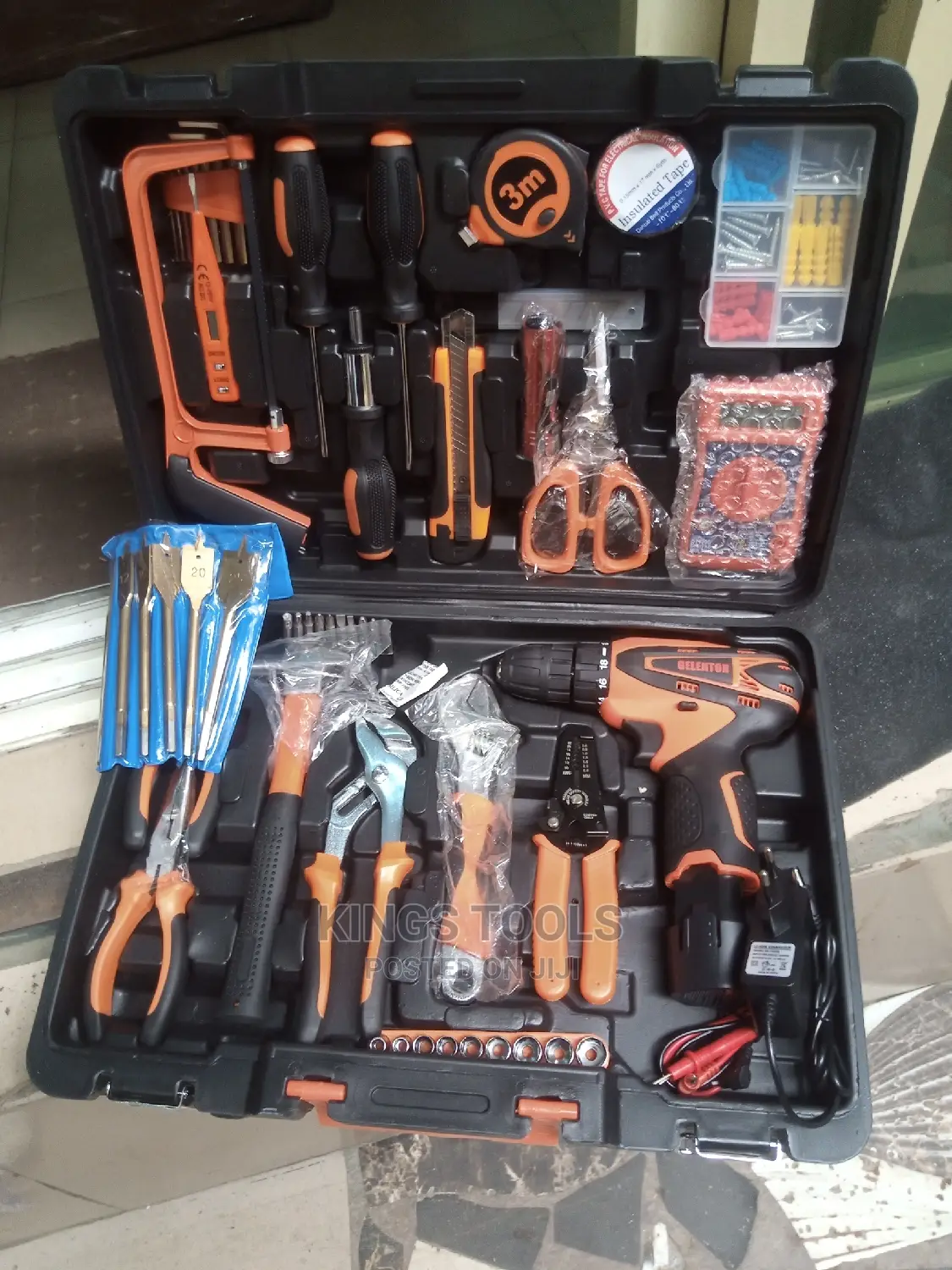 Tools Box With Drilling Machine