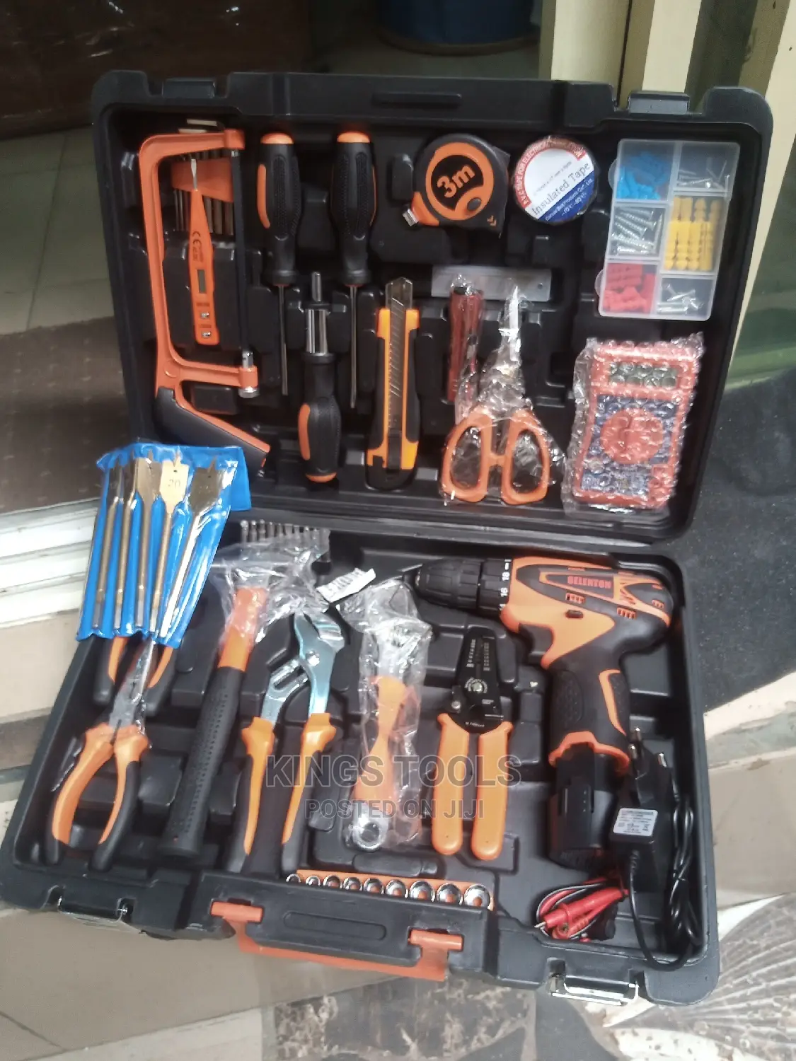 Tools Box With Drilling Machine