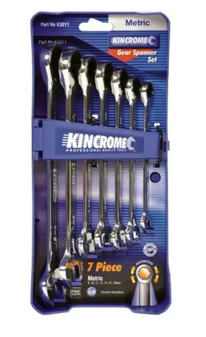 Kincrome Professional 7 Piece Flex Gear Spanner Set Metric
