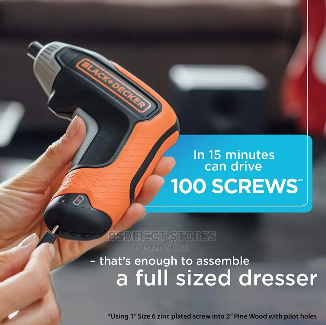 Black+Decker 3.6V Li-Ion Cordless Fast Charge Screwdriver