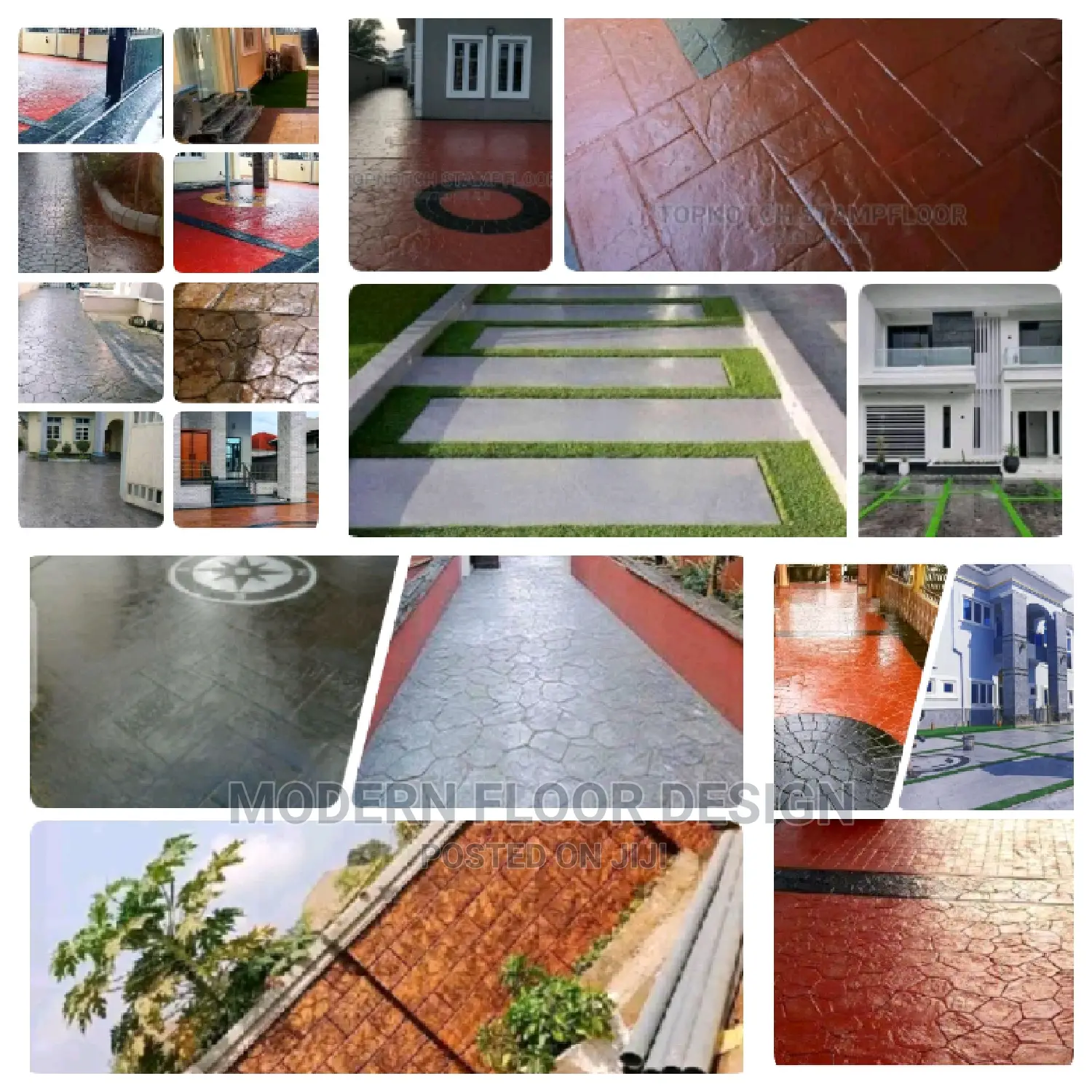 So Midex Modern Stamps Floor
