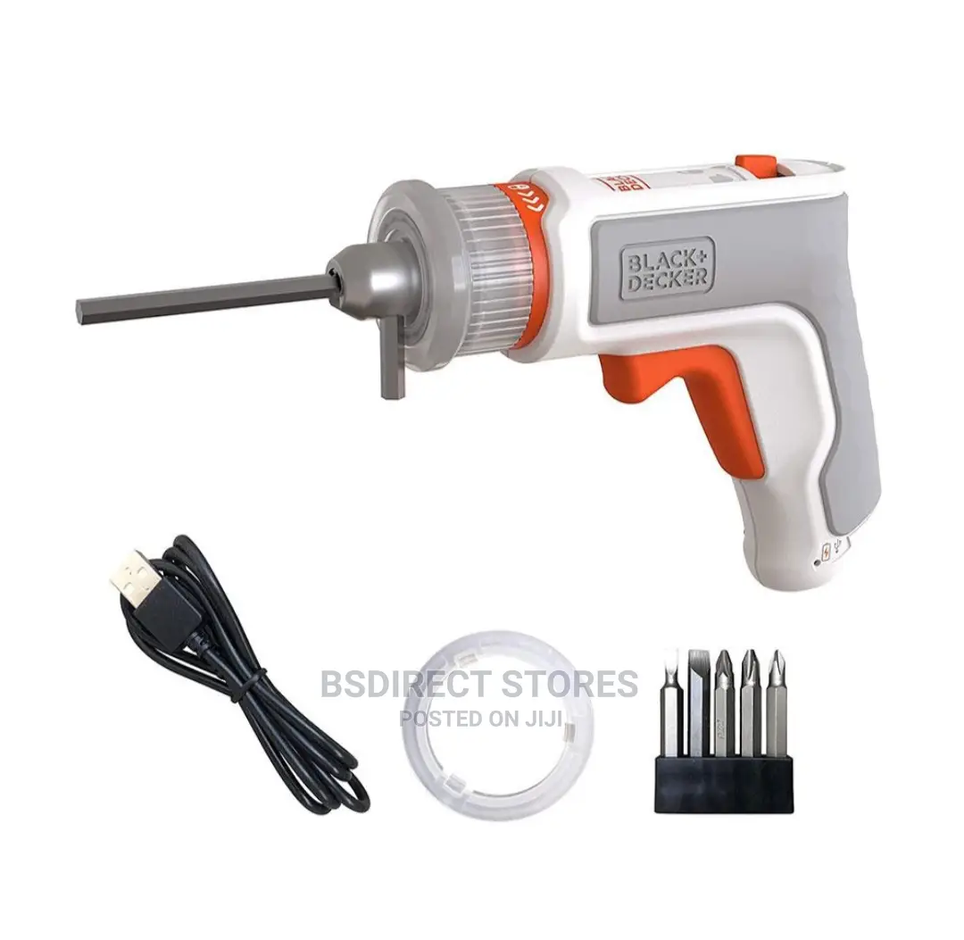 Black + Decker 3.6v Cordless HEXDRIVER Electric Screwdriver