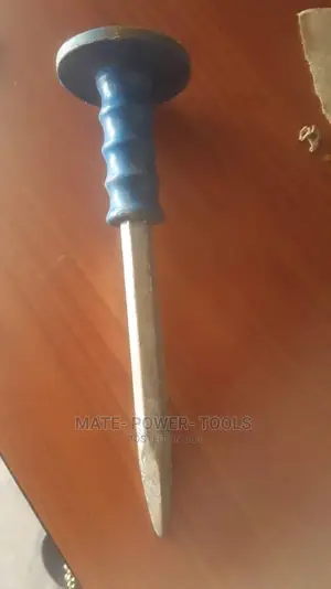 Rubber Handle Flat Masonry Chisel 12"