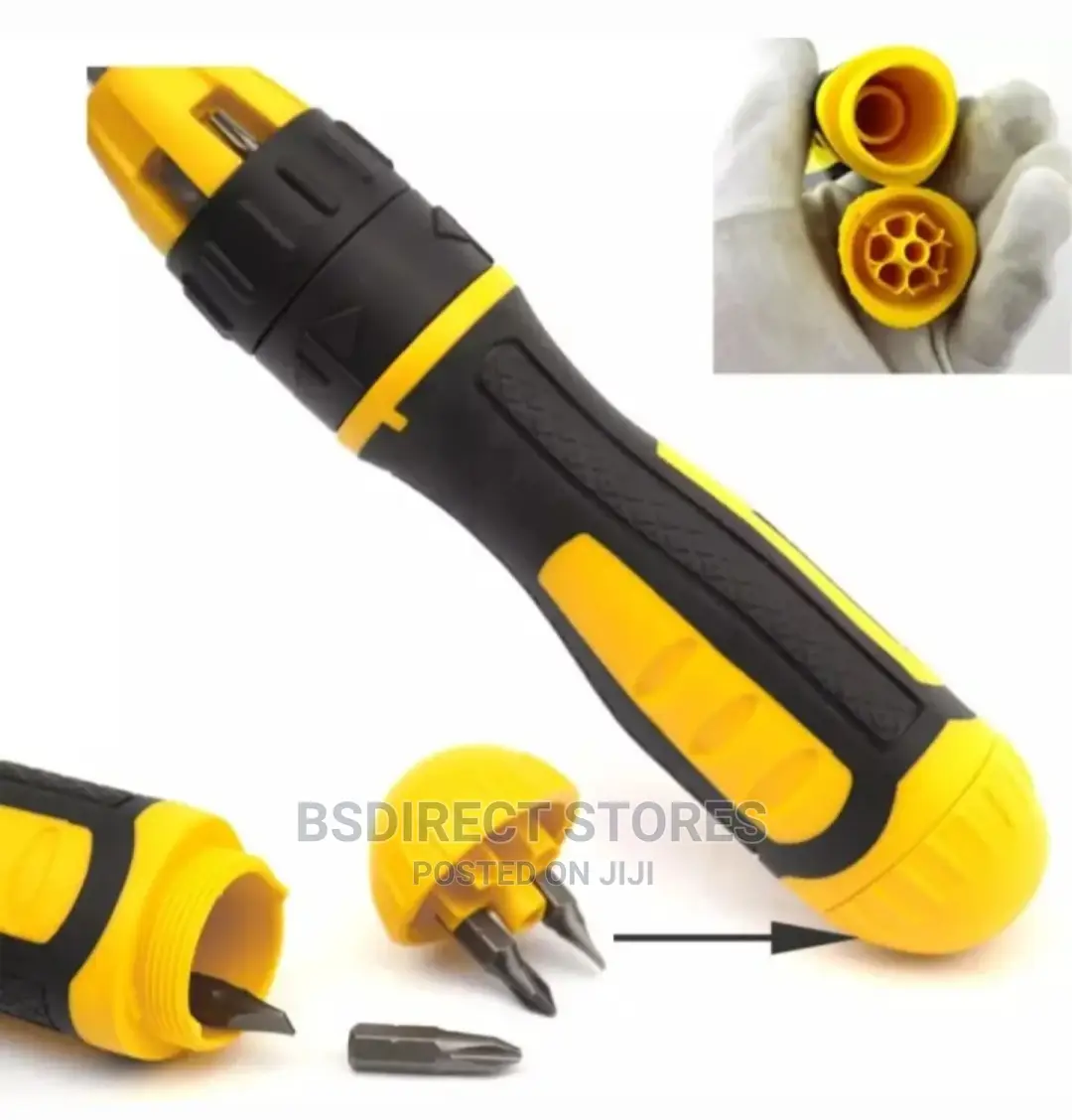 Stanley STA068010 Multibit Ratchet Screwdriver With 10 Bits