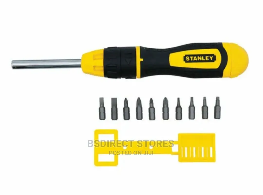 Stanley STA068010 Multibit Ratchet Screwdriver With 10 Bits