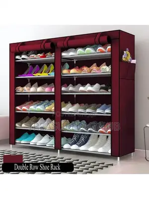 Double Row Shoe Rack
