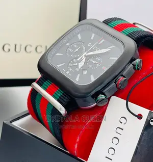 Fashionable Men’S Gucci Wristwatch