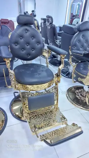 Executive Gold Barber Chair
