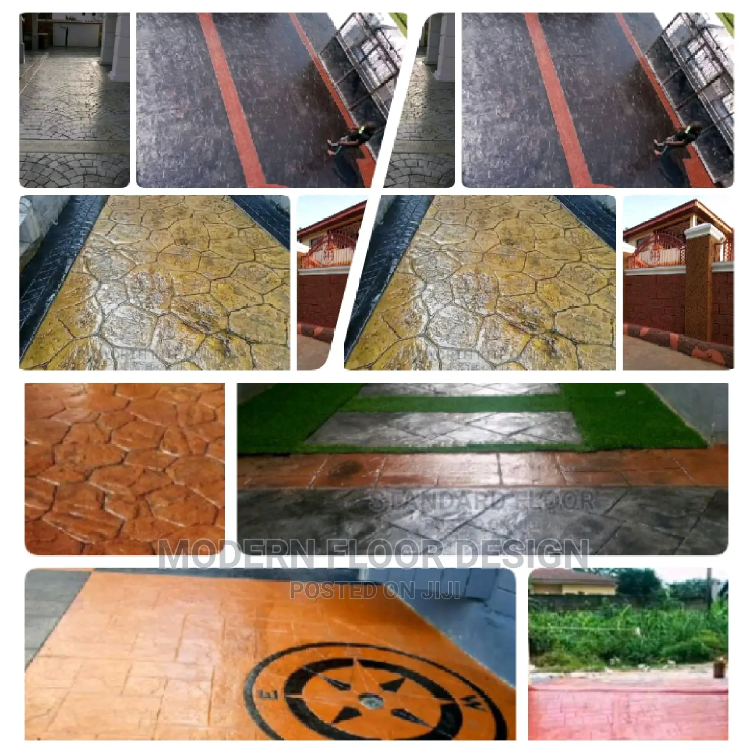 Most Wisdom Modern Stamps Floor