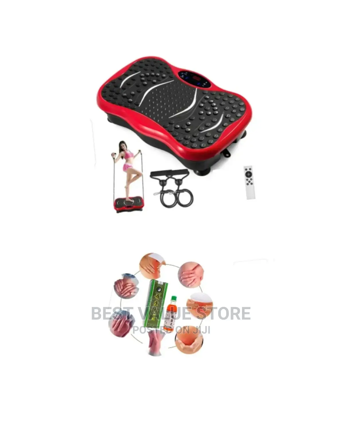 Platform Massager + Massage Oil