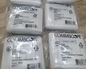 Commscope /Systimax Single Faceplate With Modules Cat6e