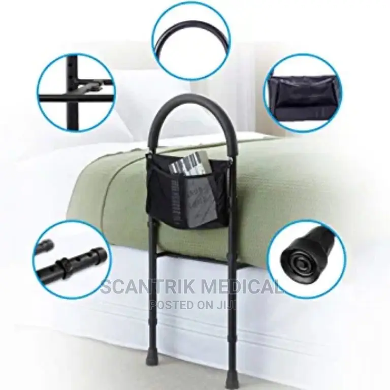 Bed Side Hand Rail Pocket, Black