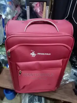 Medium Swiss Polo Wine Red Traveling Luggage Box