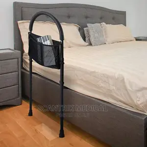 Portable Aid Bedrail With Adjustable Heights