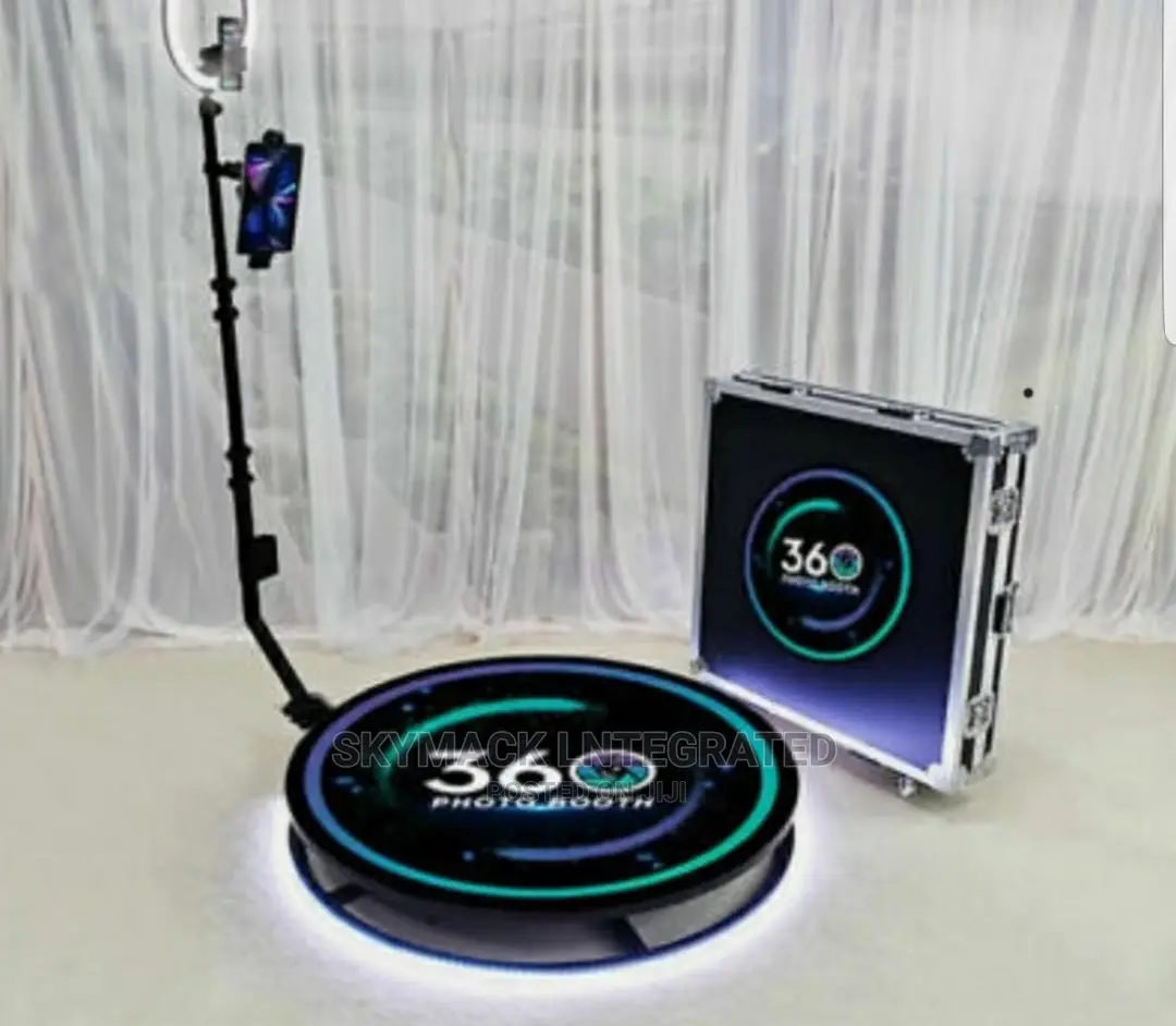 360 Photo Booth Machine 115cm Complete Set