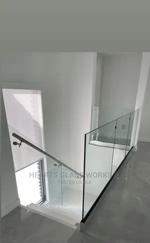 12mm Plain Glass Railings With Rust Free SUS 304 Stainless