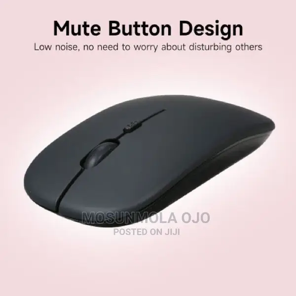 10" BT Rechargeable Mini Keyboard Mouse Combo 78 Keys -black