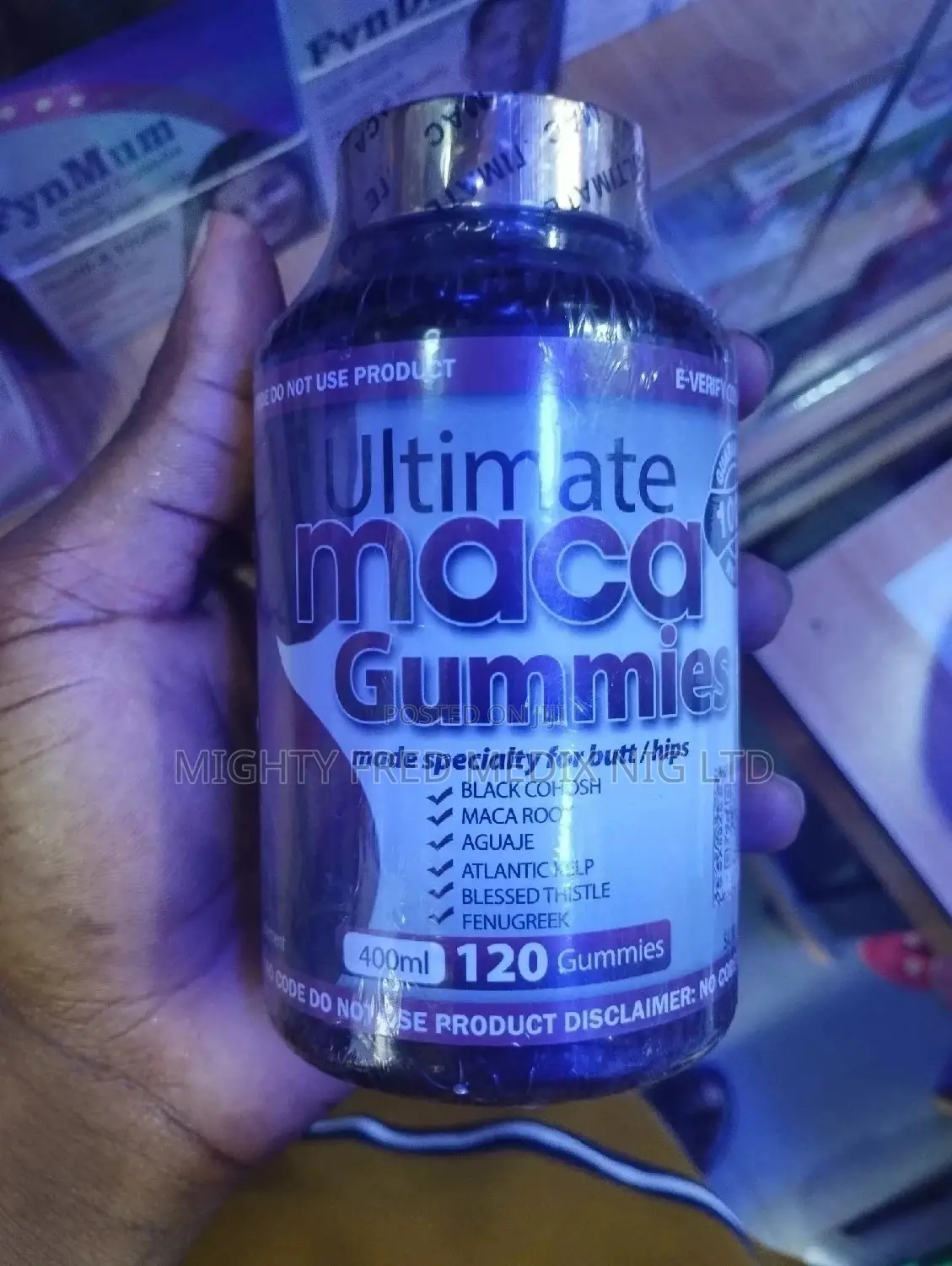 Ultimate Maca 120 Gummies For Butt/Hips