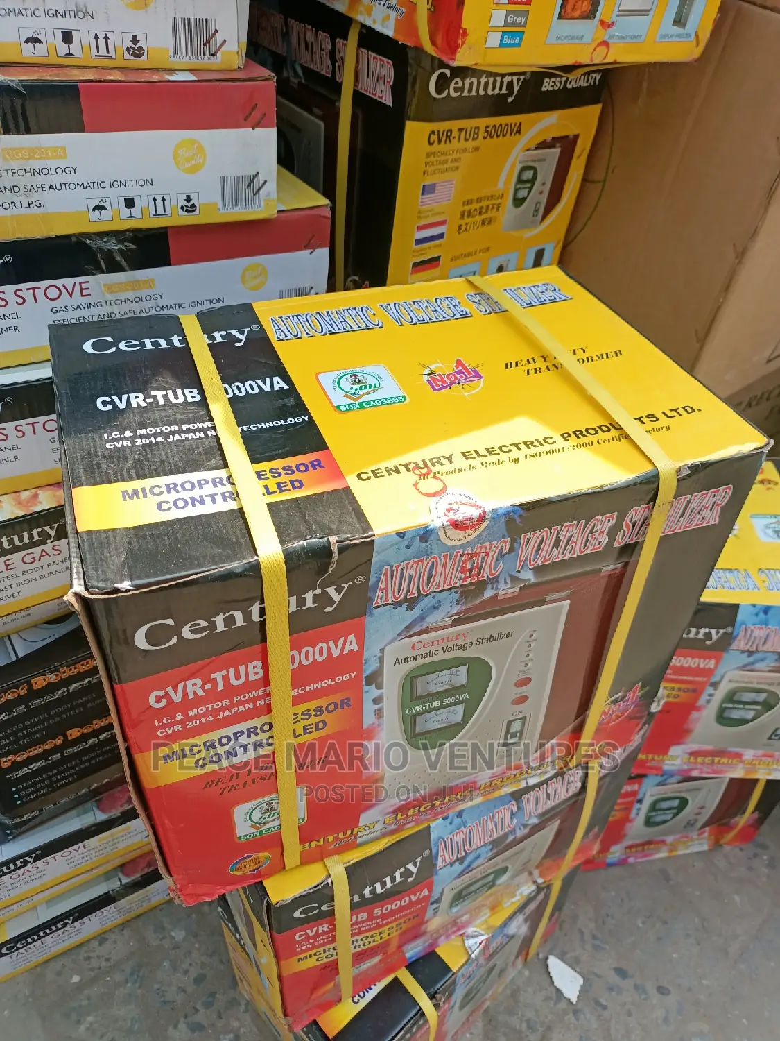 Quality Century 5000va Automatic Voltage Stabilizer With Wty