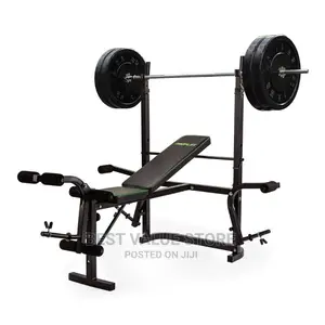 Weight Bench +50kg Dumbbells