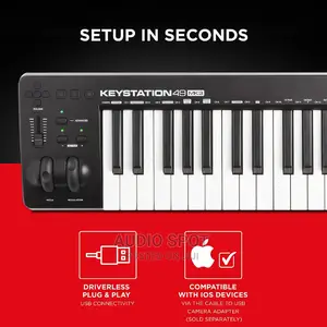 M Audio Keystation 49 -Synth Action 49 Keys Midi Control
