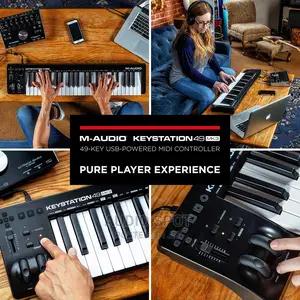 M Audio Keystation 49 -Synth Action 49 Keys Midi Control