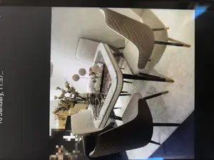 Dinning Table by 4 Seaters Marble Top