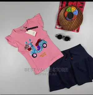 Quality Children Baby Girl Top and Skirt 2-10 Years