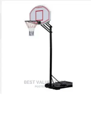 Adjustable Fiber Basketball Stand With Complete Accessories