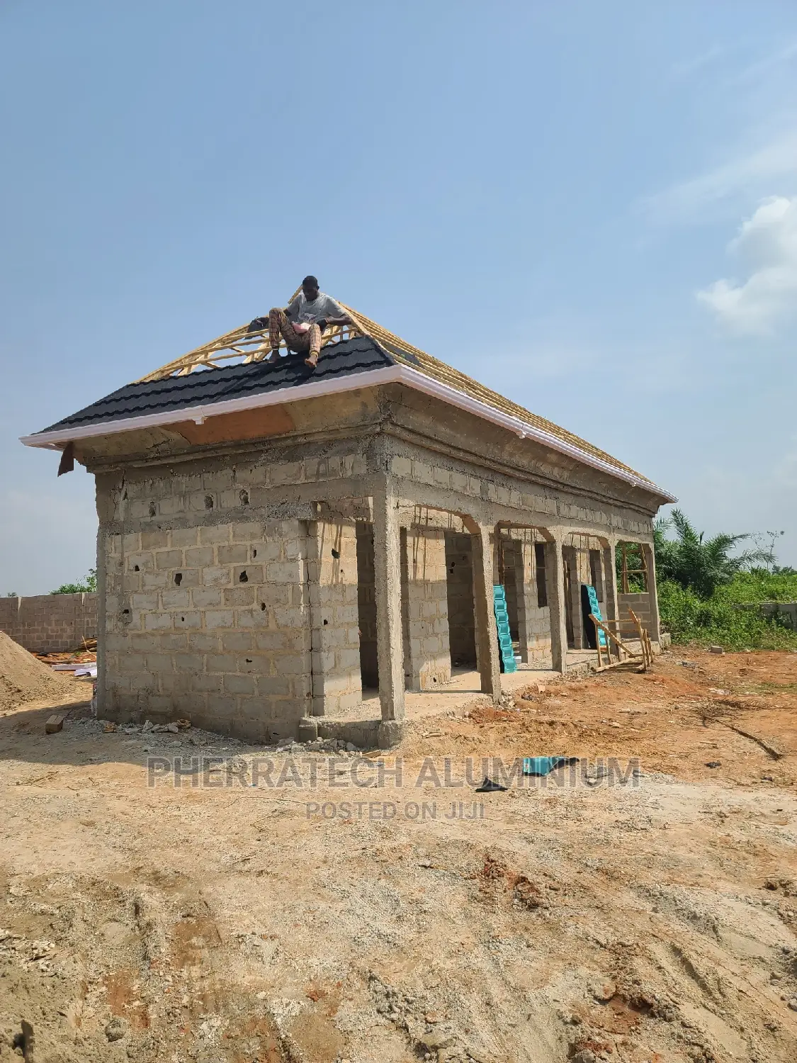 Rain Gutter and Bond Material