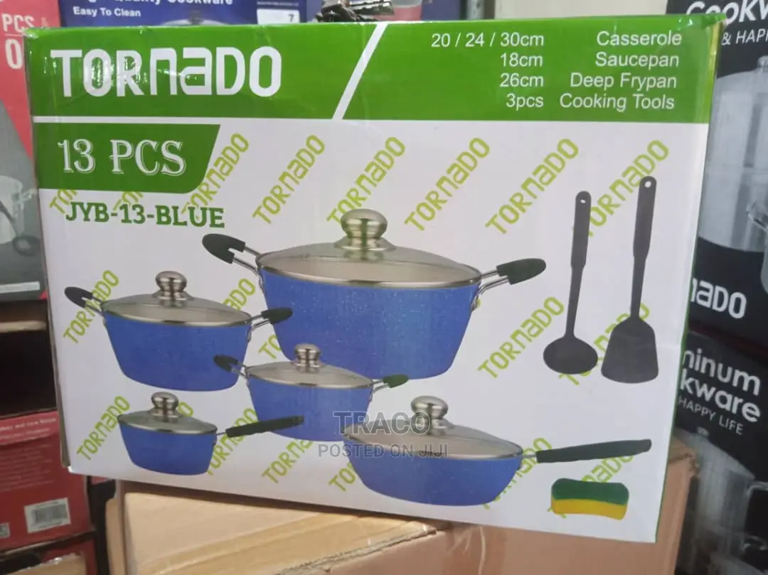 Tornado 13pcs Cookware Set