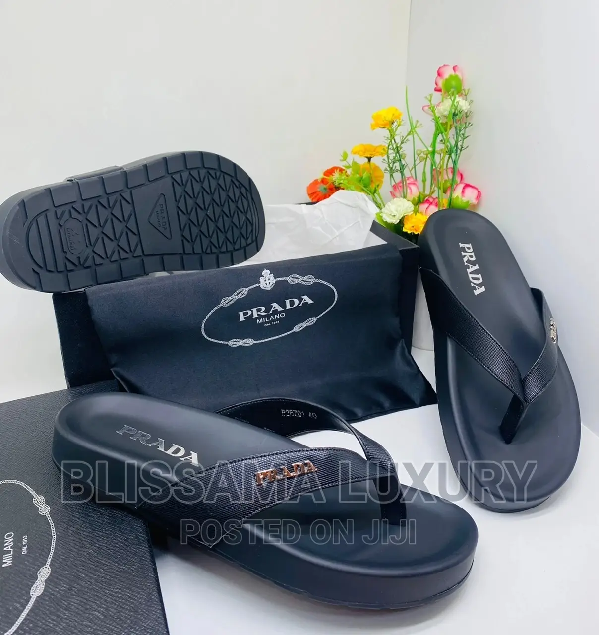 Quality Prada Designer Slide
