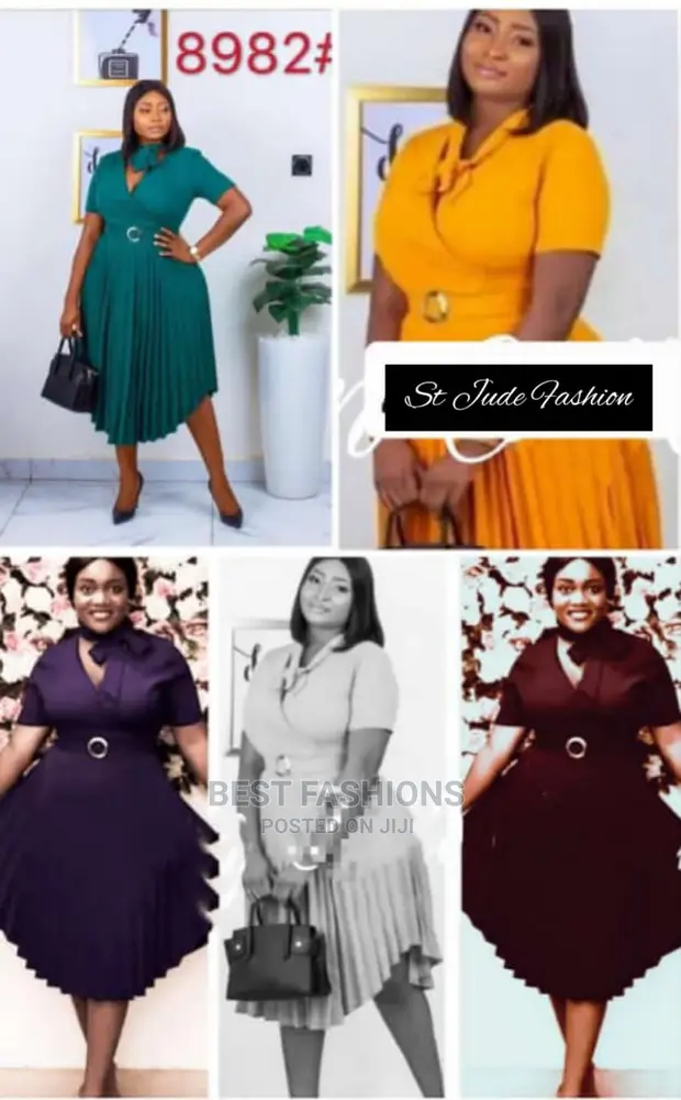 Cute Ladies Pleated Formal Dress for sale - Best fashions  Price:  12,500  on Jiji.ng [Ikeja]