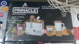 Pinnacle 4 in 1 Food Processor,Juicer, Blender, Drymill 600W