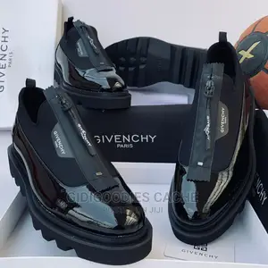 Givenchy Men's Black Neoprene Combat Boots