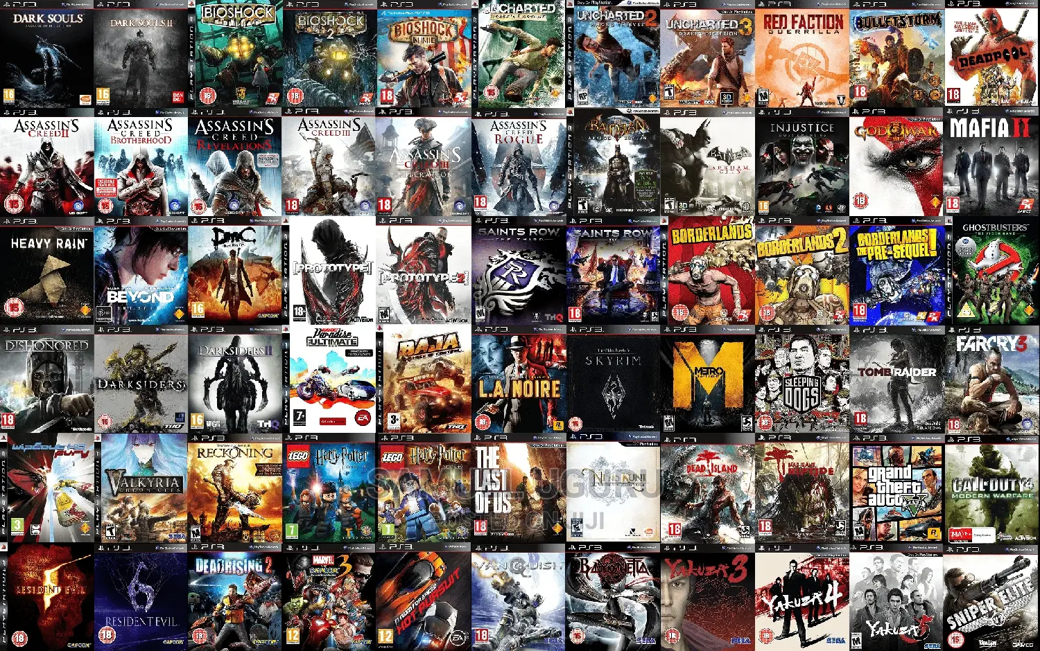 Ps3, Ps4 and Ps5 Games(Up to 100+ Games)