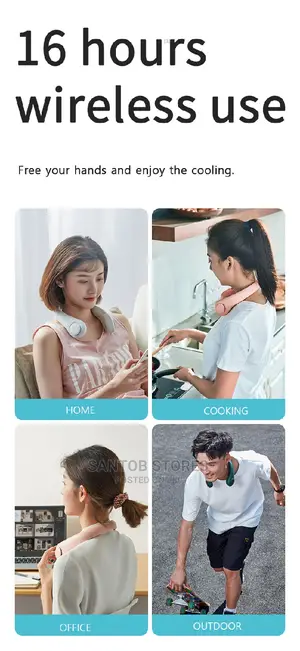 Rechargeable Neck Fan