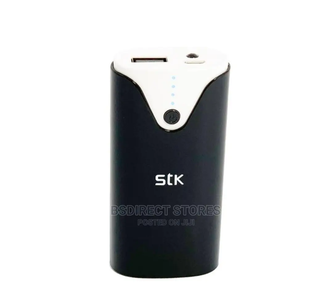 STK Power Bank 4000mah Black With in Built Flash Light