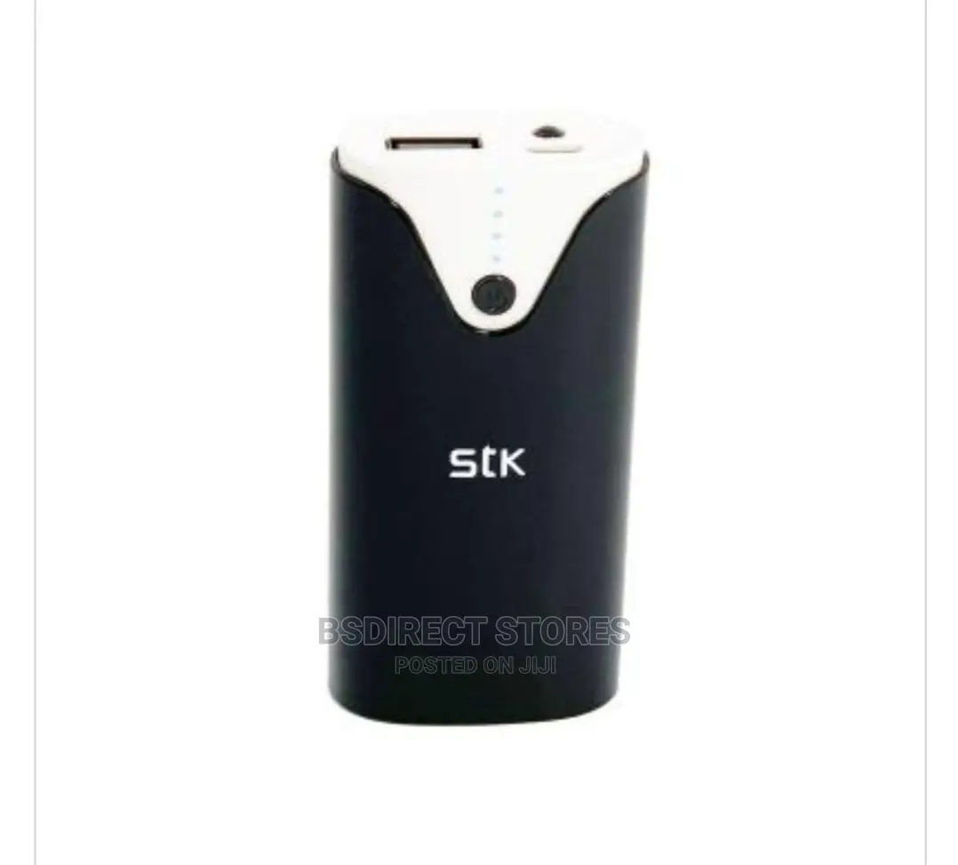 STK Power Bank 4000mah Black With in Built Flash Light