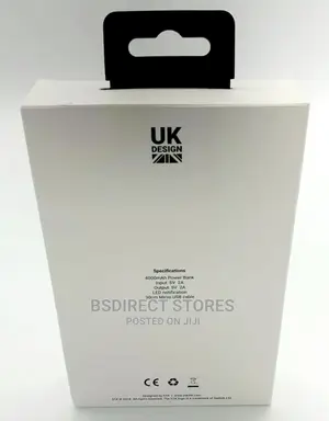 STK Power Bank 4000mah Black With in Built Flash Light