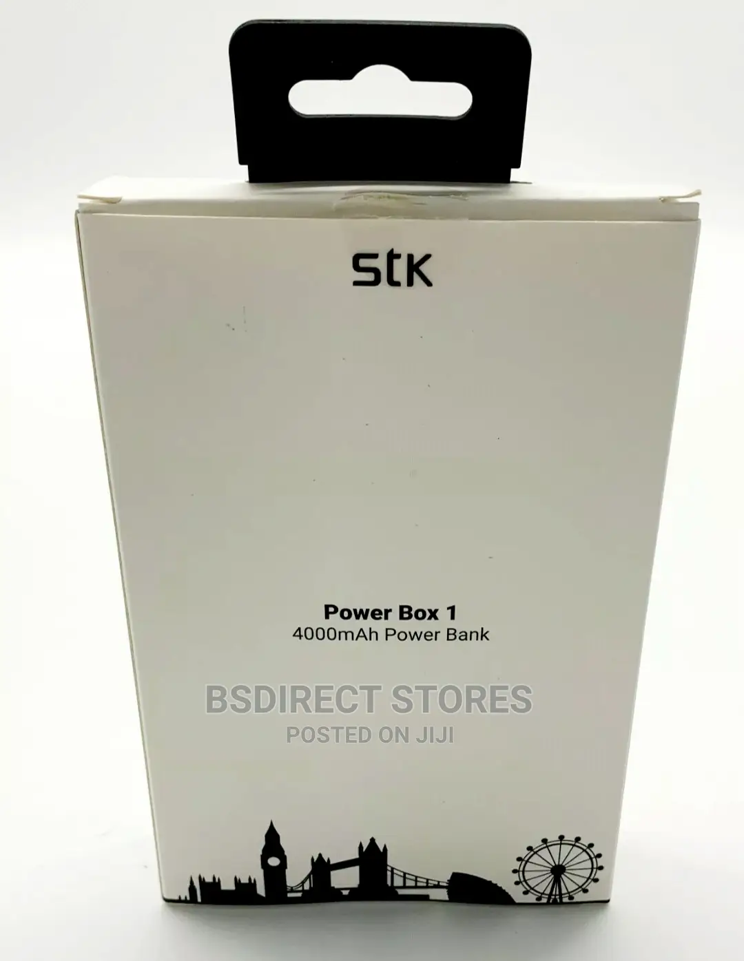 STK Power Bank 4000mah Black With in Built Flash Light