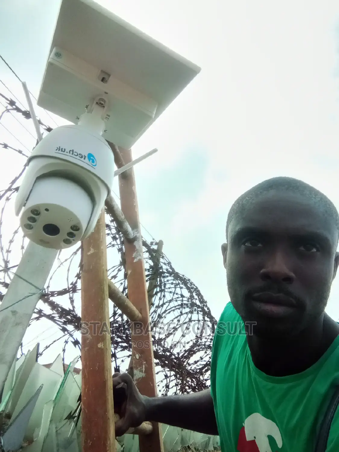 CCTV Camera Solar Inverter Installation