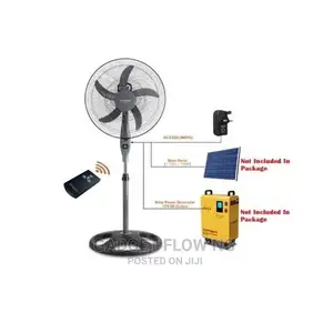Qasa 18 Inches AC/DC Standing Fan + Remote