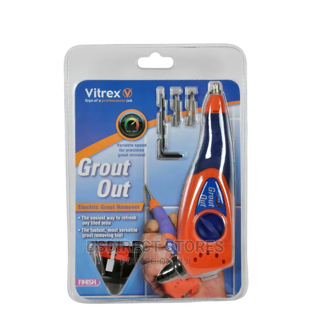 Vitrex Electric Mains-Powered Grout Removal 230v Grout Out
